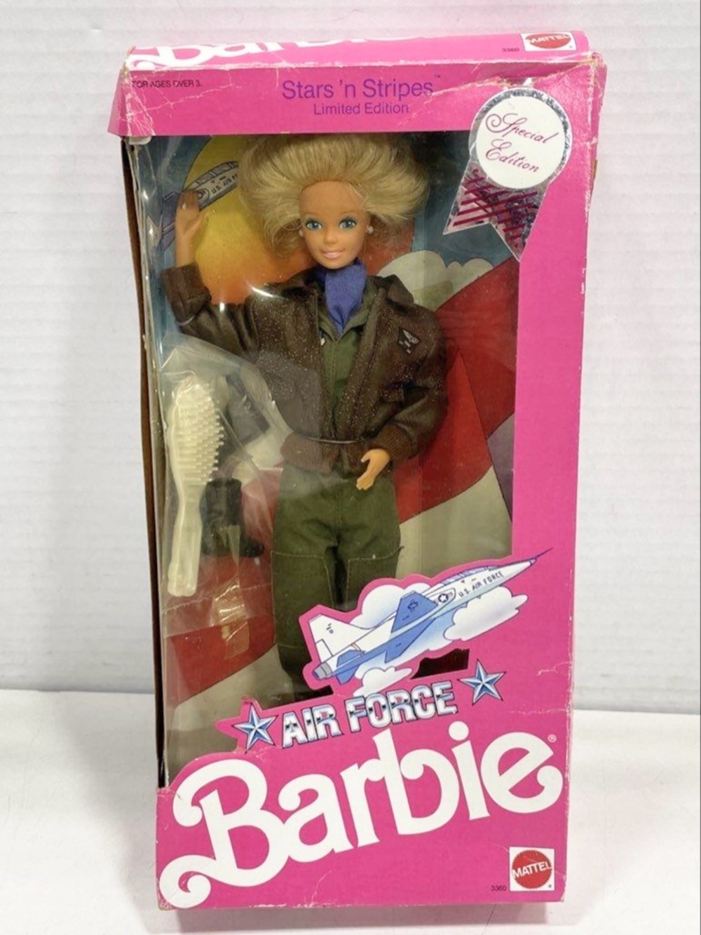 Mattel Barbie Stars 'n Stripes Limited Edition Fashion Doll 1993 Flightsuit Set